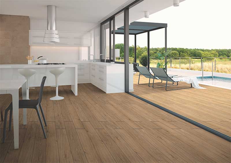 Manhattan Teak by Kajaria