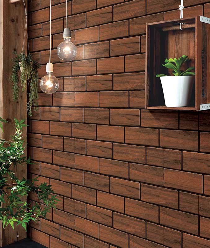 Walnut Brick by Kajaria